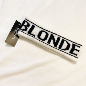 Brunette The Label “Blonde” Knit Headband